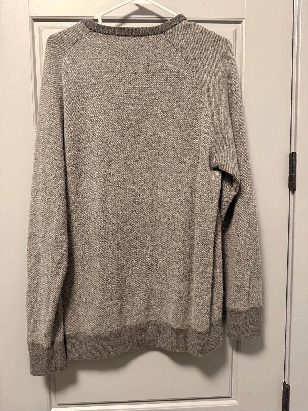 Polo Ralph Lauren Men’s Merino Wool Men's Gray Crewneck Gray Sweater XXL